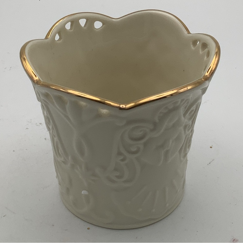 Lenox Merry Lights Embossed Angel Votive Holder